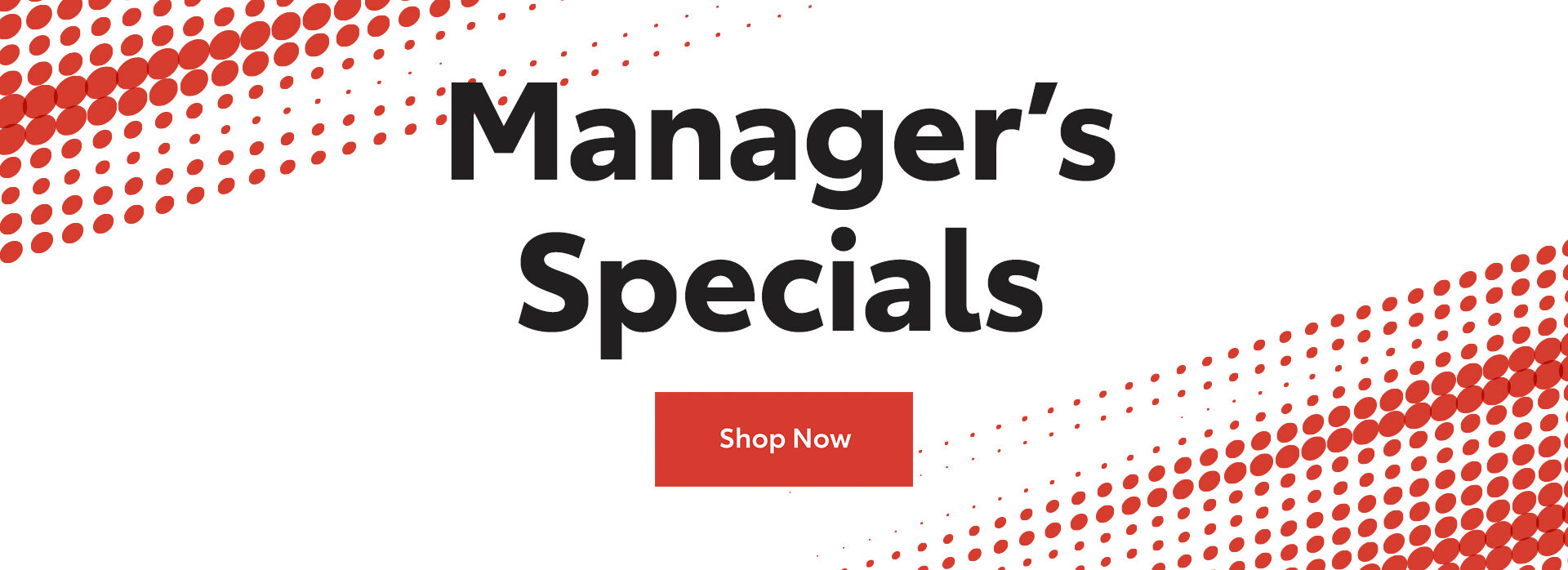 Manager's Specials on select toyota vehicles