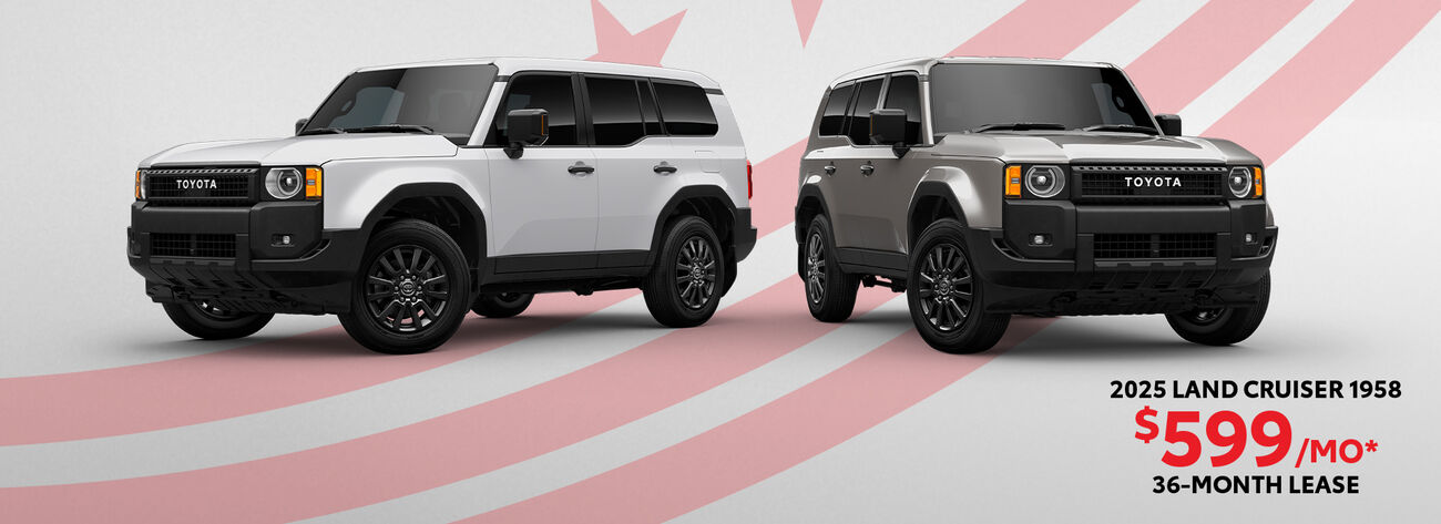 Lease a 2025 Land Cruiser 1958 for only $599/month