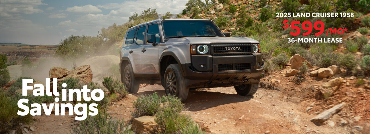 Lease a new 2025 Land Cruiser 1958 for just $599 per month.