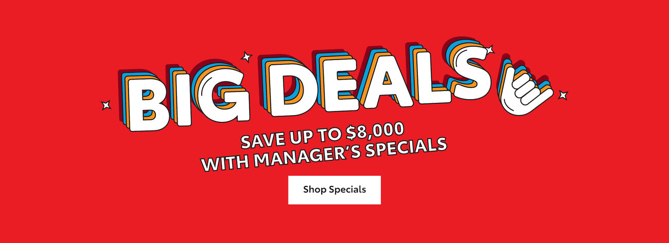Save big on select Toyota vehicles with our Manager’s Specials