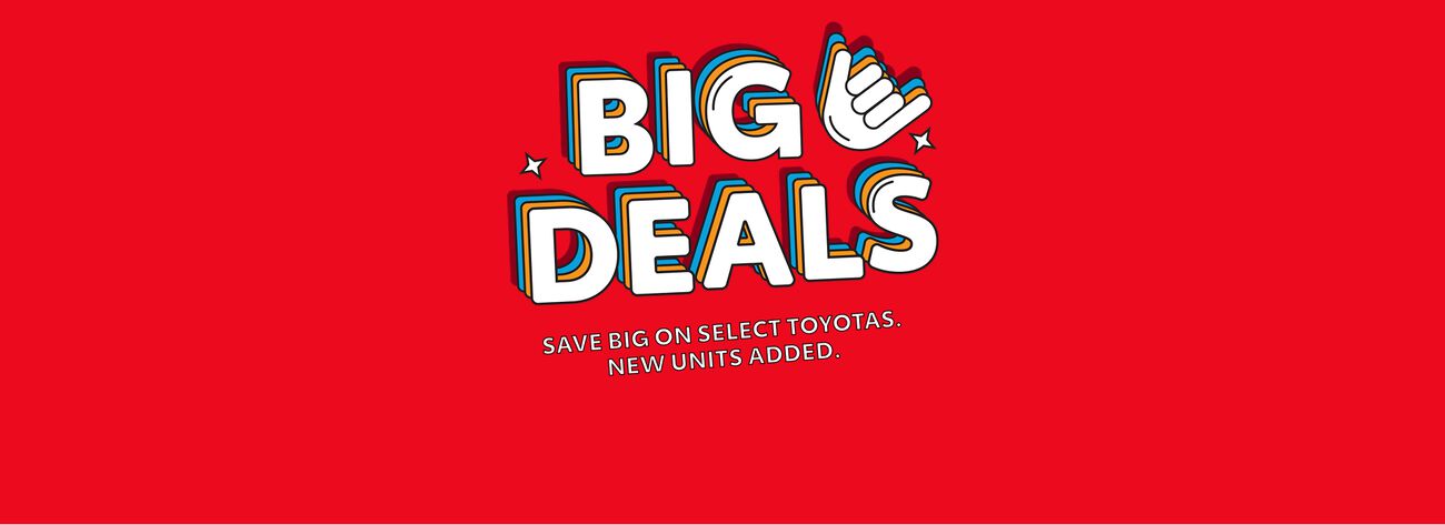 Save big on select Toyota vehicles with our Manager&rsquo;s Specials