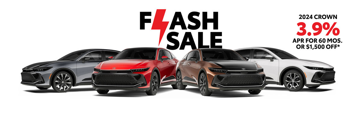 Flash Sale - 3.9% APR for 60 months or $1,500 off a 2024 Crown