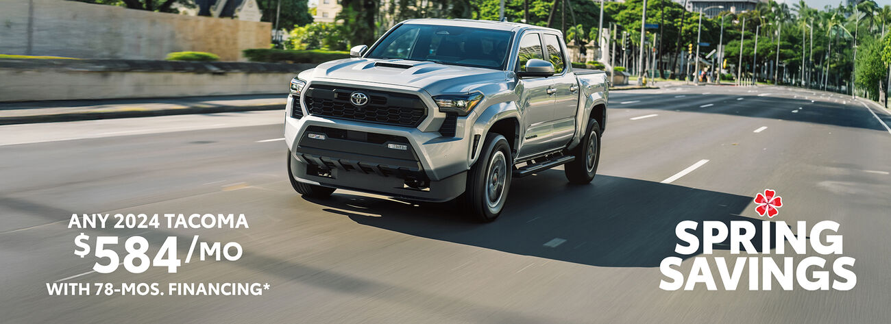 Get a new 2024 Tacoma for only $584/month with 78-month financing.