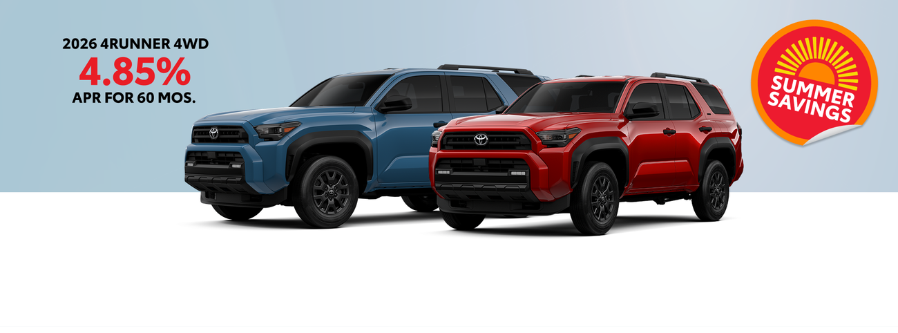 2026 4Runner 4WD. Shop our special APR offer.