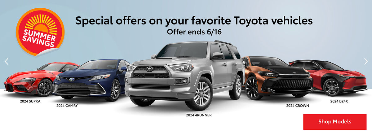 June Specials - Special offers on your favorite Toyota vehicles