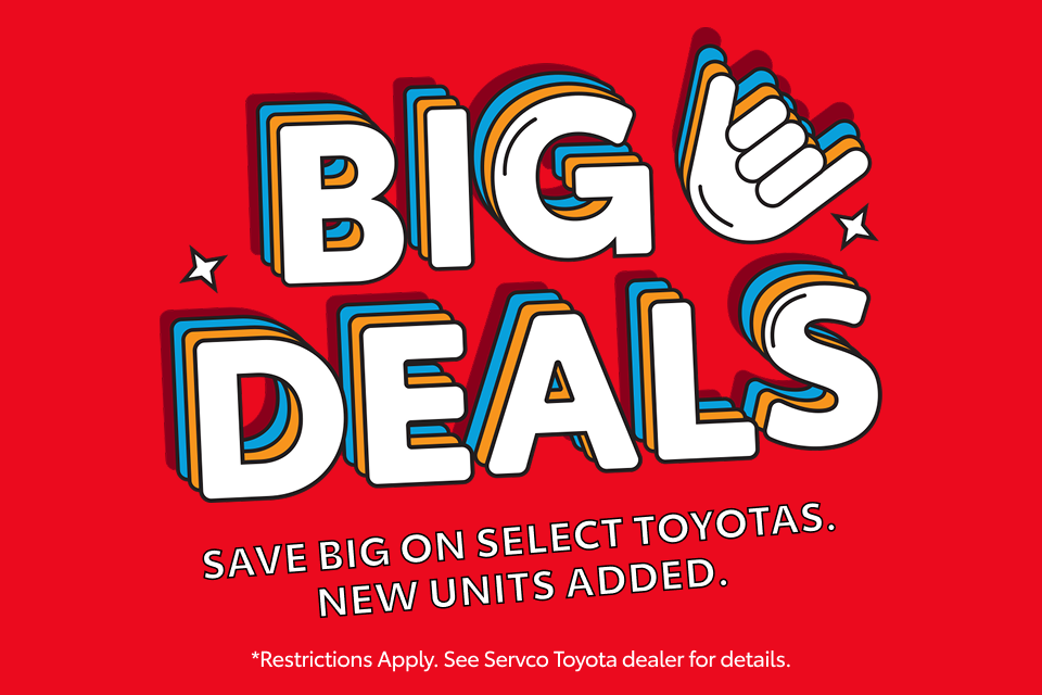 Big savings on your favorite Toyota vehicles with Manager's Specials.