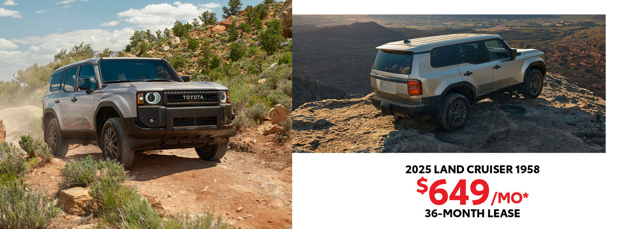 Lease a 2025 Land Cruiser 1958 for only $649/month