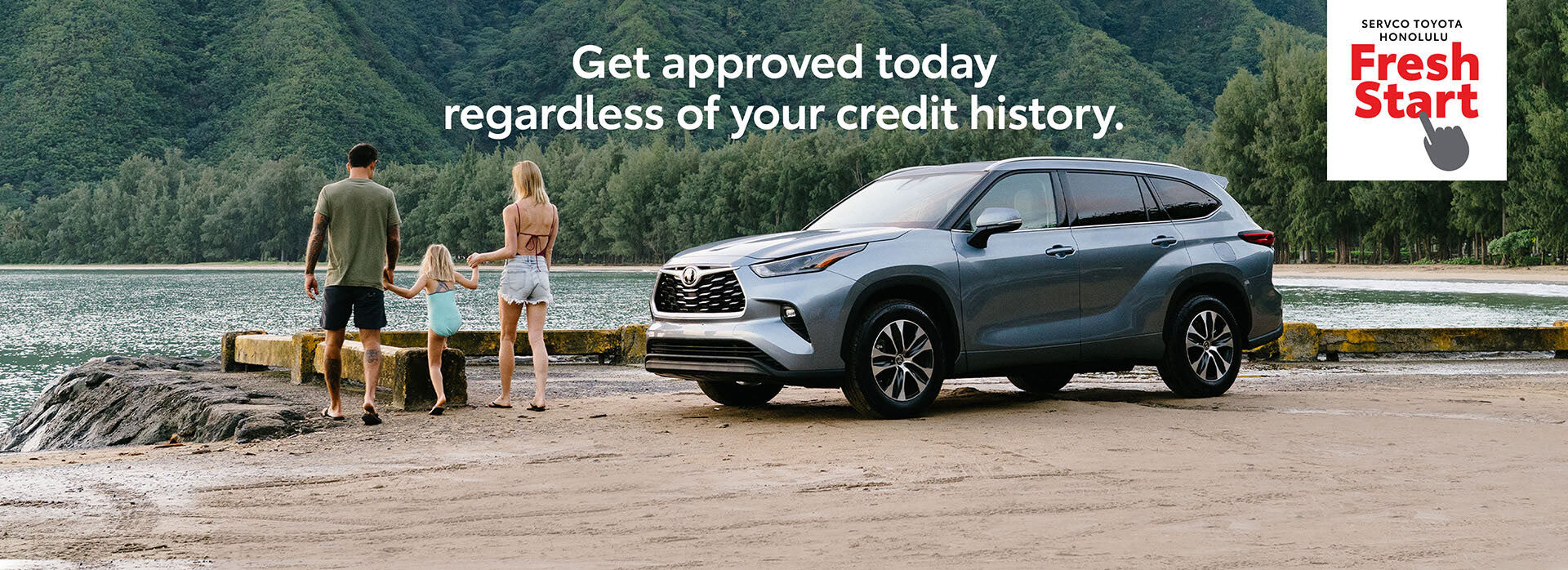 Get approved today regardless of your credit history.