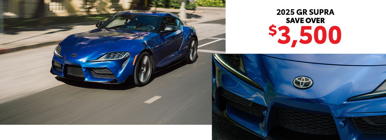Save over $3,500 on a 2025 GR Supra.