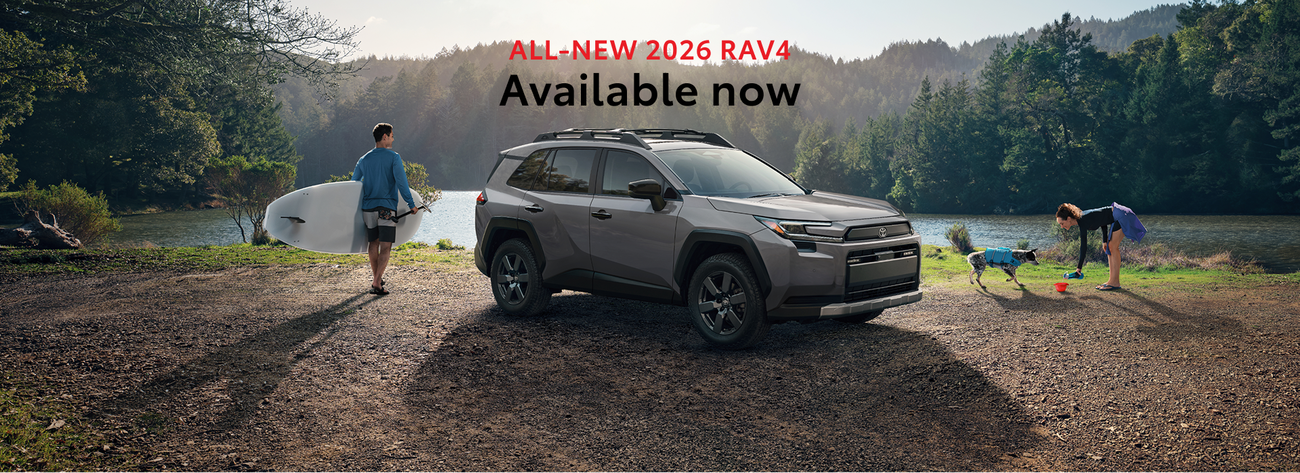 The all-new 2026 RAV4 is here and available today.