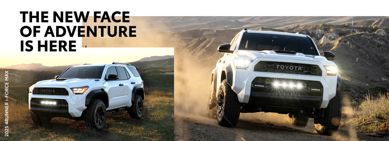 The all-new 2025 Toyota 4Runner i-FORCE MAX is available now!