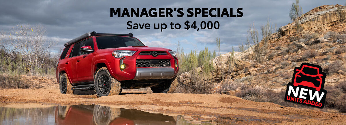 Manager’s Specials - Save big with our manager’s specials.